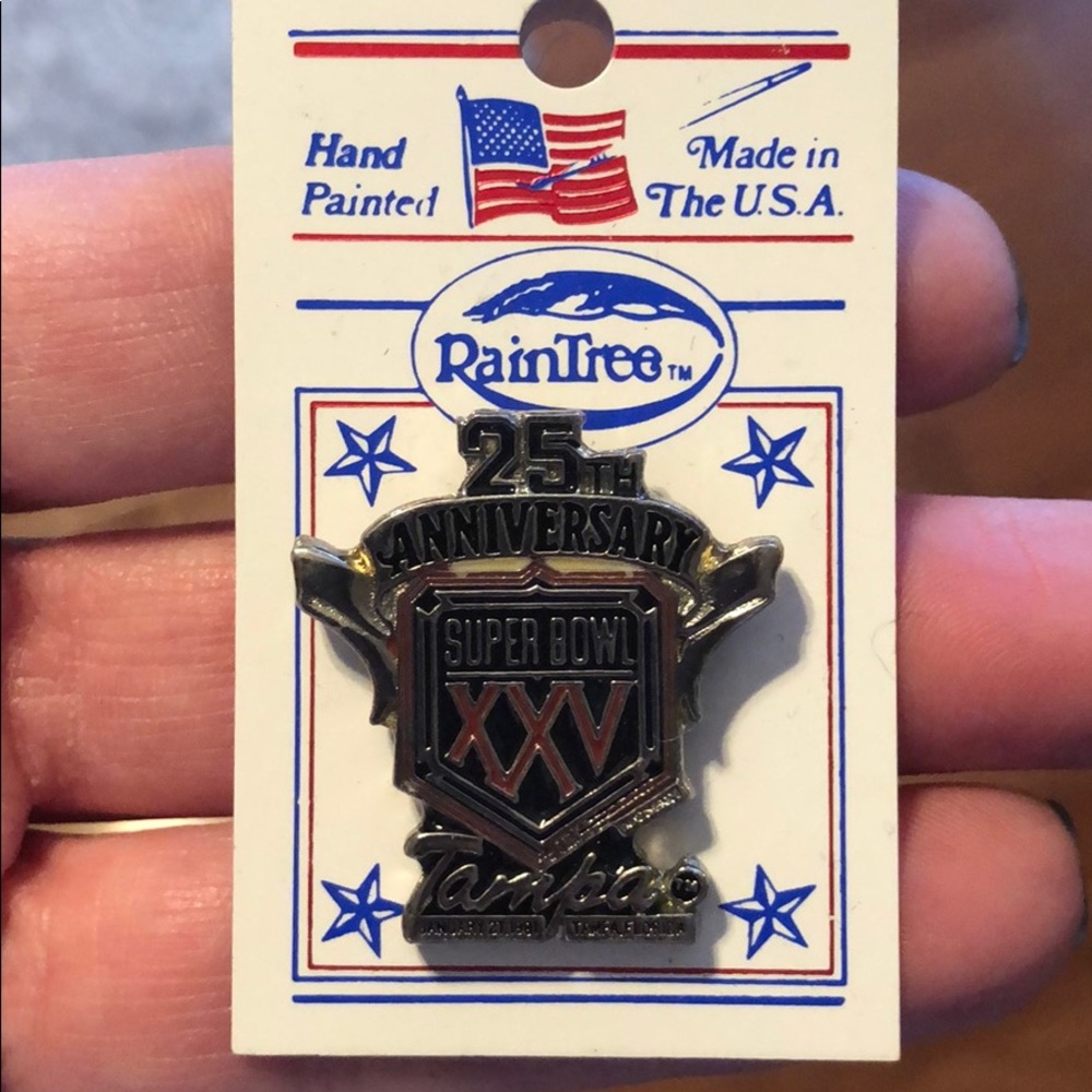 Super Bowl XXV collector pin brand new